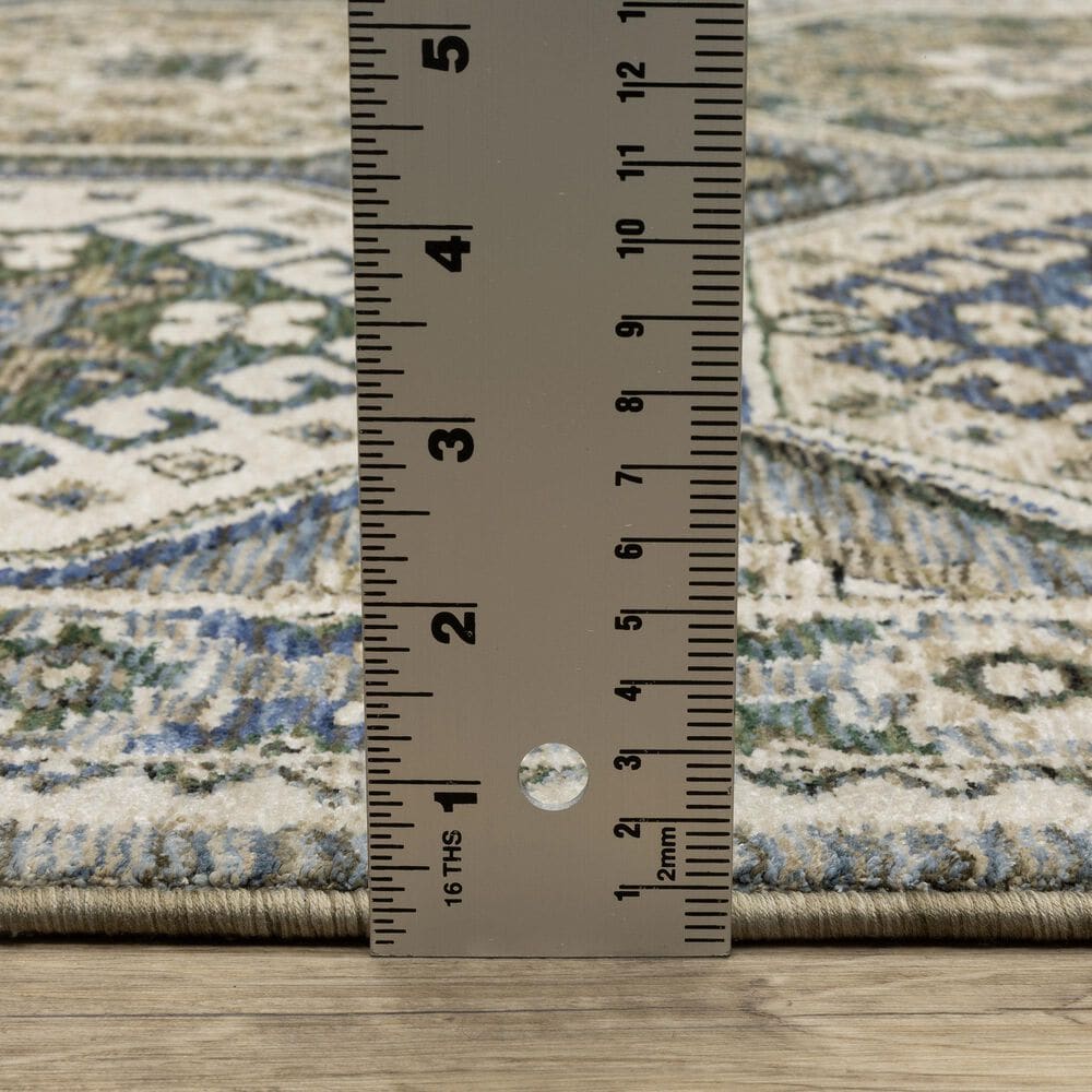 Oriental Weavers Hastings HA05H 3&#39;10&quot; x 5&#39;5&quot; Ivory Area Rug, , large