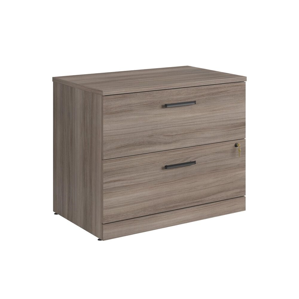Sauder Affirm 6-Piece Commercial Office Desk Suite in Hudson Elm, , large