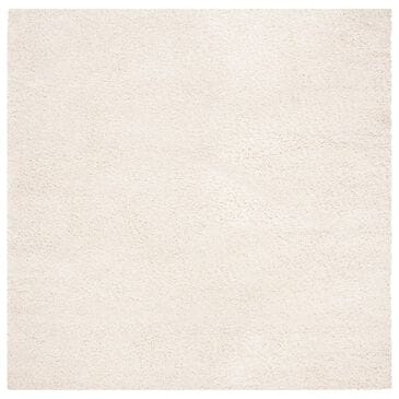 Safavieh August Shag AUG900C 6"7" Square Ivory Area Rug, , large