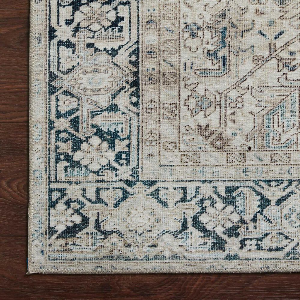 Magnolia Home Lenna LEA-06 5&#39; x 7&#39;6&quot; Natural and Denim Area Rug, , large