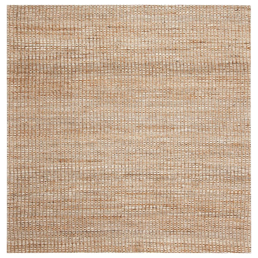 Safavieh Marbella 4" Square Natural and Ivory Area Rug, , large