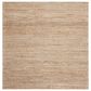 Safavieh Marbella 4" Square Natural and Ivory Area Rug, , large
