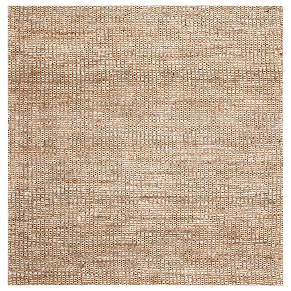 Safavieh Marbella 4" Square Natural and Ivory Area Rug, , large