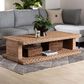 Baxton Studio Rhinos Coffee Table in Light Brown, , large