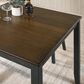 Furniture of America Jamal 5-Piece Counter Height Dining Set in Oak/Antique Gray, , large