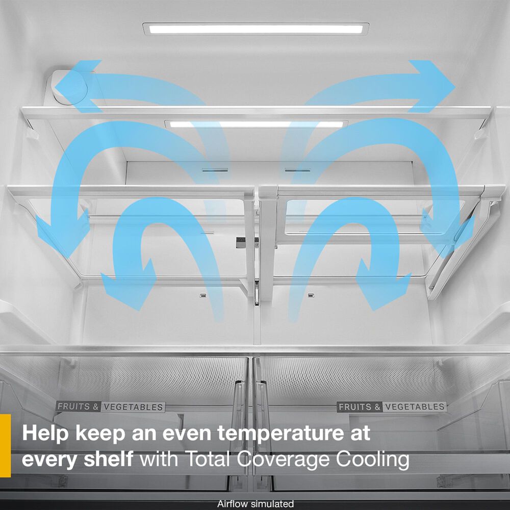 Whirlpool WRMF3536 29 Cu. Ft. French Door Refrigerator in Fingerprint-Resistant Stainless Steel, , large