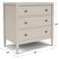 Shannon Hills Laguna 3 Drawer Nightstand in Drift with USB Ports, , large