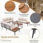HOMLUX 6-Piece Outdoor Sectional Set in Beige, , large