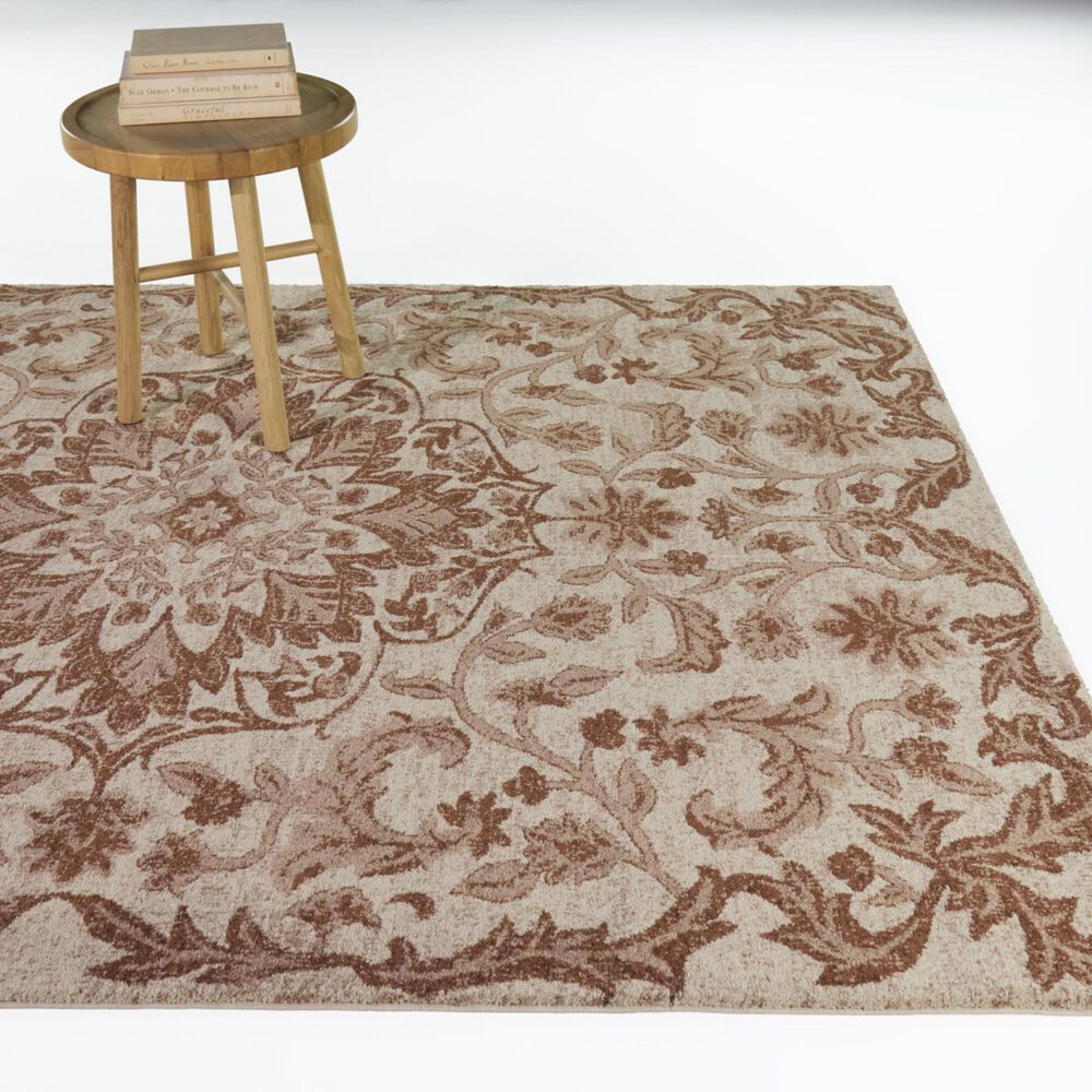 Balta Rugs Reverie Charlier Rust and Beige 5'3" x 7' Area Rug, , large
