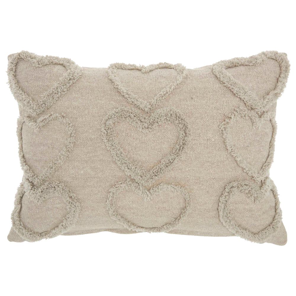Nourison Life Styles 14" x 20" Throw Pillow in Khaki, , large