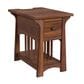 A-America Eldora Chairside Table in Saddle Brown, , large