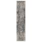 Nourison Quarry Abstract 2"2" x 10" Blue and Beige Runner, , large