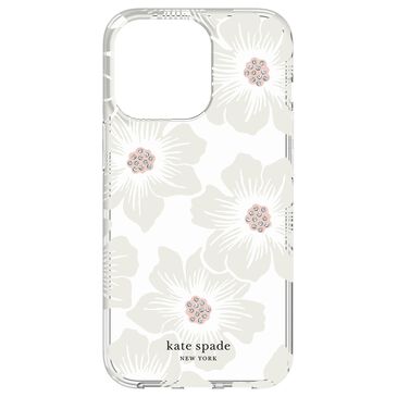 Kate Spade New York Hardshell Case for Apple iPhone 13 Pro in Hollyhock Floral, , large