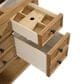 James Martin Malibu 48" Single Bathroom Vanity in Amber Birch with 3 cm White Zeus Quartz Top and Rectangular Sink, , large