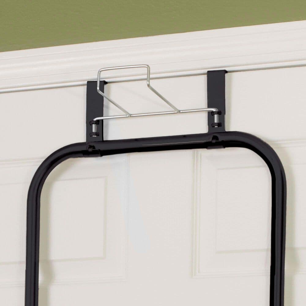 Household Essentials Over the Door Ironing Board with Padded Board Cover in Matte Black, , large