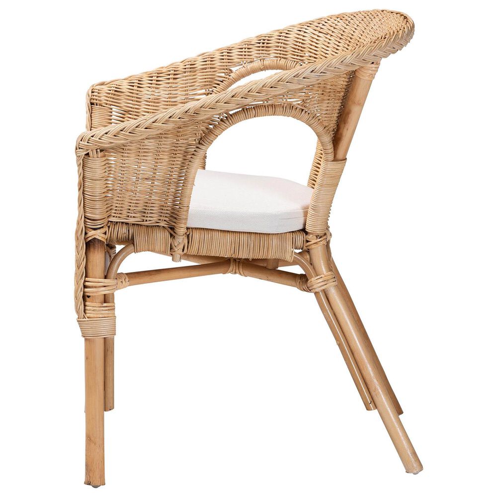 Baxton Studio Abbey Arm Chair in Natural, , large