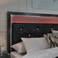 Ashley Kaydell Queen Uph Panel Bed in Dark Gray and Black, , large