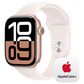 Apple Watch Series 10 GPS + Cellular 46mm Rose Gold Aluminum Case with Light Blush Sport Band - S/M, , large