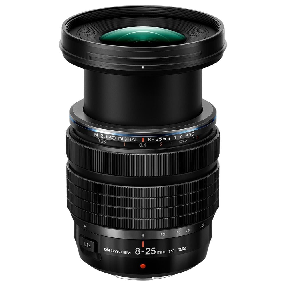 OM- System M.Zuiko Digital ED 8-25mm f/4.0 Pro Lens in Black, , large