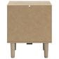 Ashley King Upholstered Bed and Two Nightstands, , large