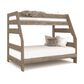 Timber Point Bunkhouse Twin over Full Bunk Bed in Driftwood Gray, , large