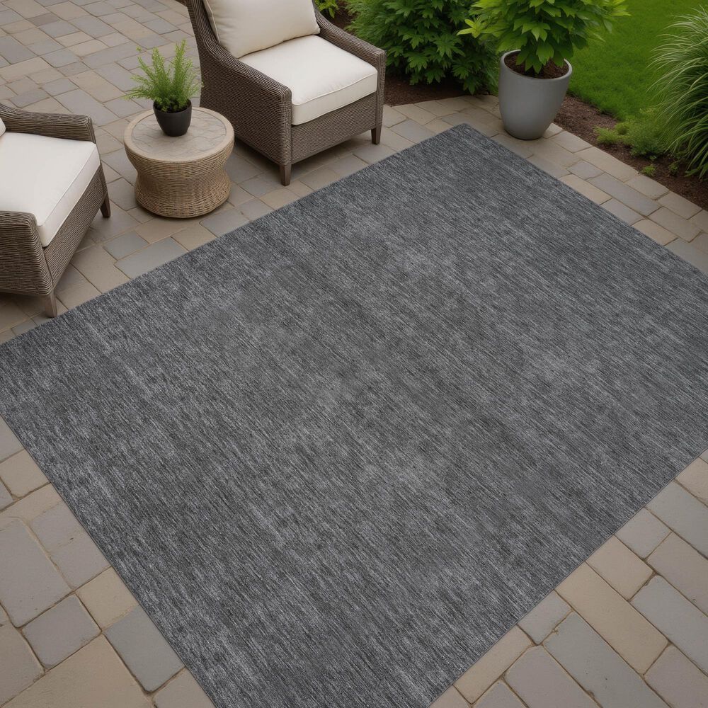 Dalyn Rug Company Soft Essentials Solid Graphite 3' x 5' Area Rug, , large