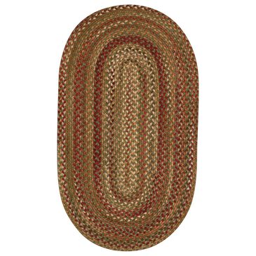 Capel Homecoming 0048-200 1"8" x 2"6" Oval Evergreen Area Rug, , large