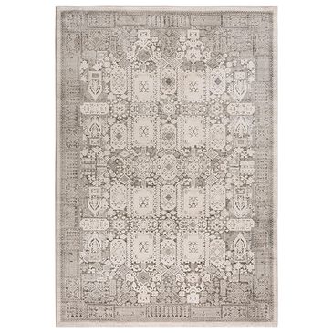 RIZZY Calabria 5"3" x 7"6" Neutral and Gray Area Rug, , large