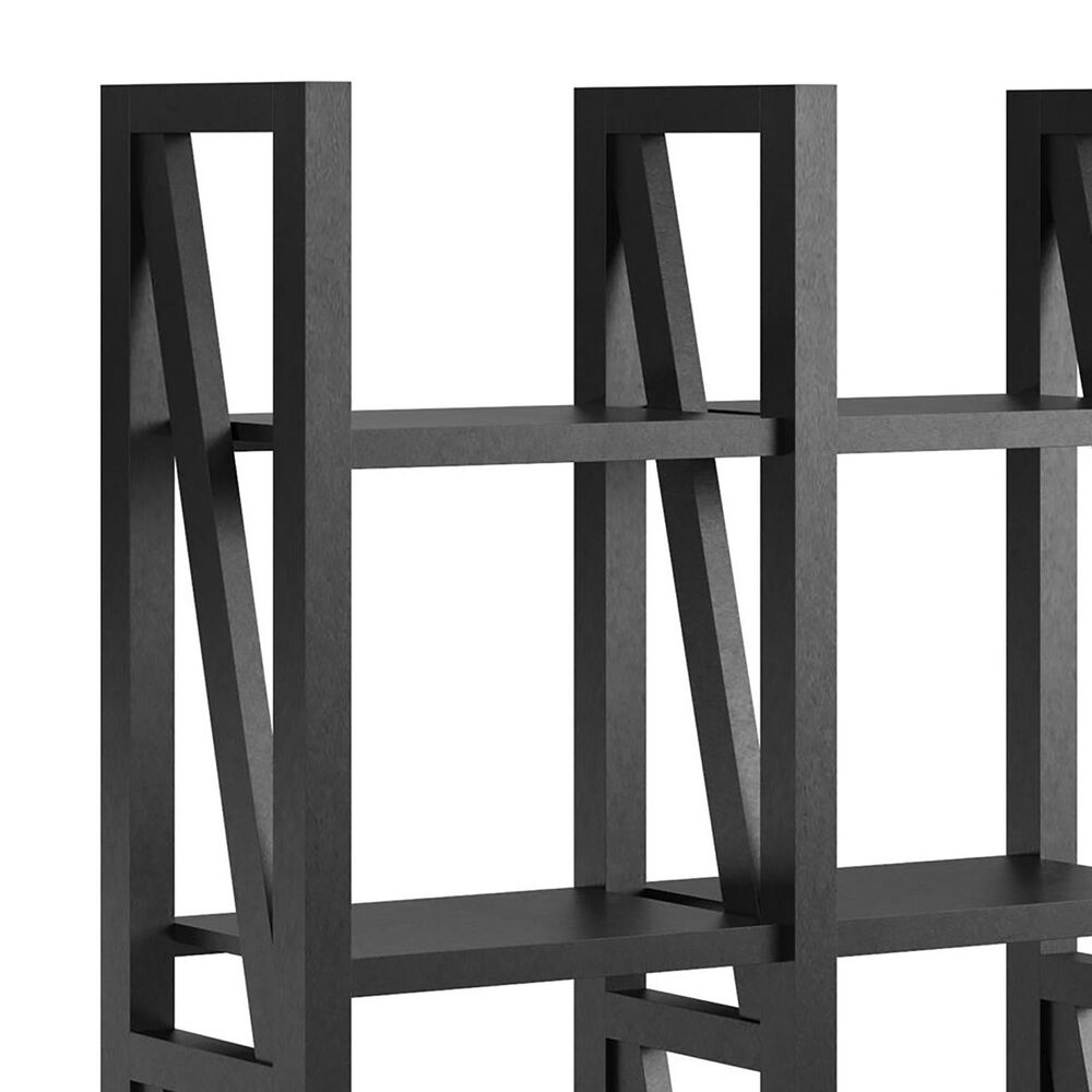 DHP Huntsville Bookcase/Room Divider in Black, , large