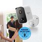 Swann CoreCam Pro Indoor/Outdoor Wire-Free 2K 32GB Micro SD Card with Spotlight (1 Camera), , large