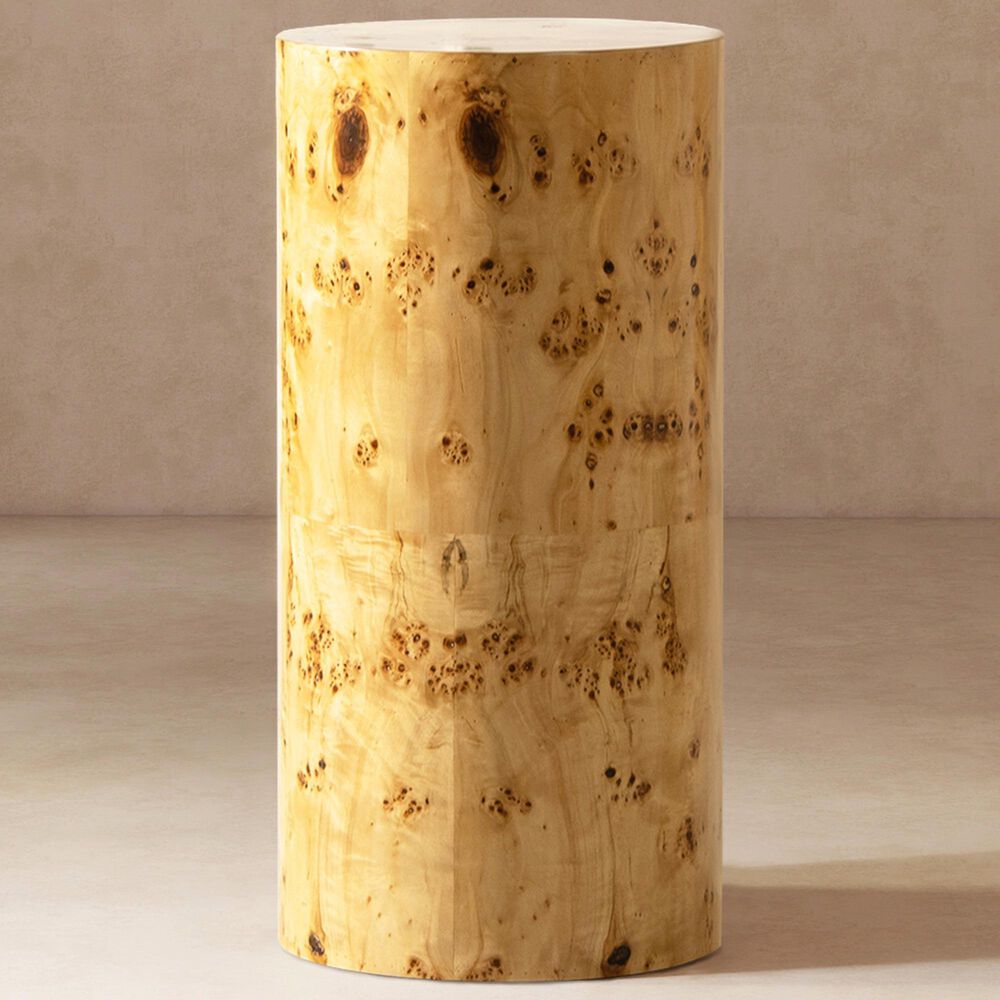 Jennifer Taylor Home Nebula 29.5&quot; Side Table in Warm Natural Brown, , large