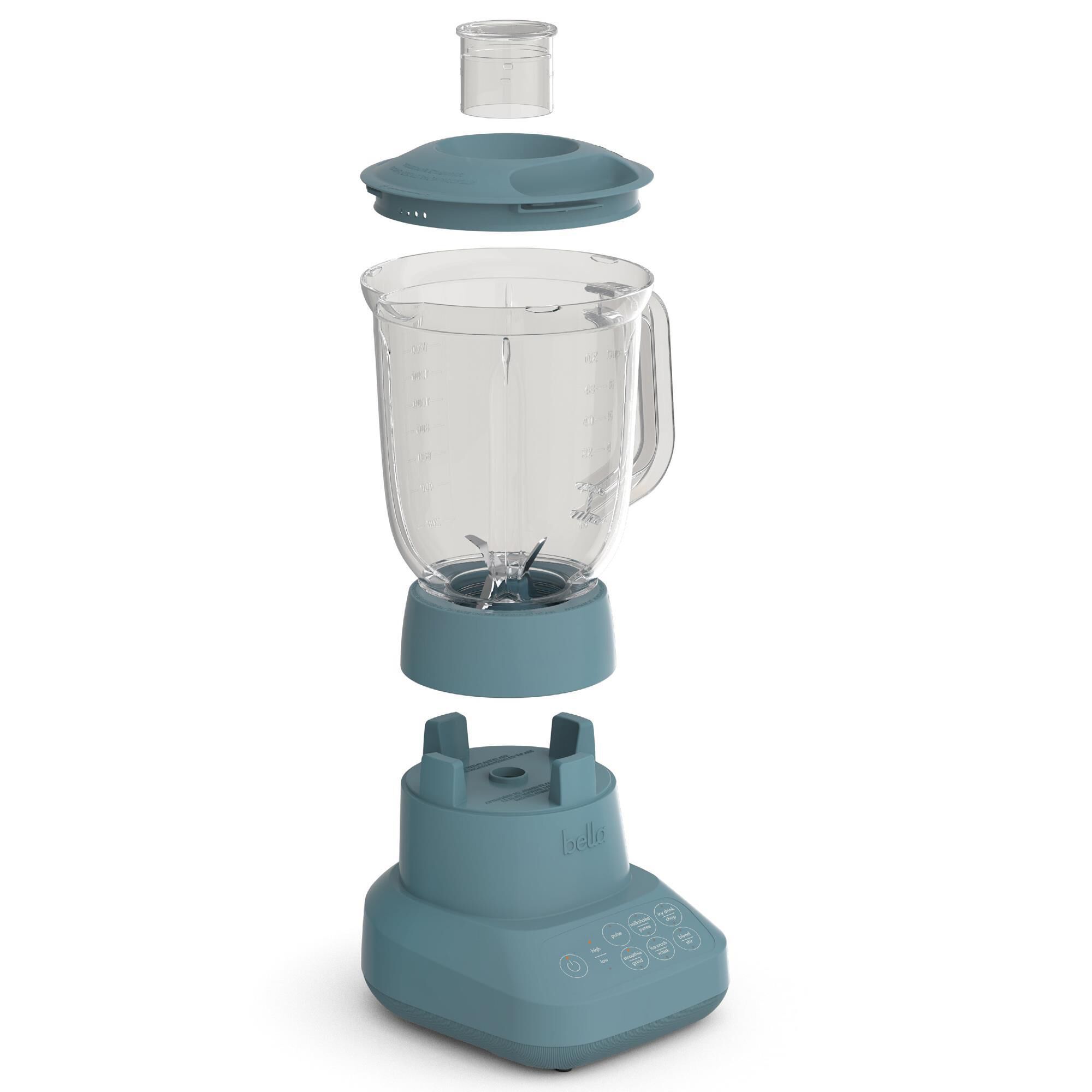 Bella 10-Speed Flip and Store Countertop Blender in Surf