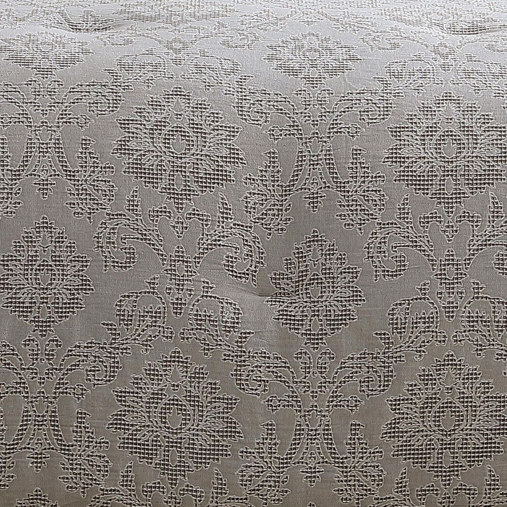 Hallmart Collectibles Kearney Damask 9-Piece Queen Comforter Set in Tuton and Ivory, , large