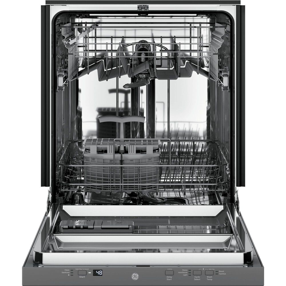 GE Appliances 24" Built-In ADA Top Control Tall Tub Dishwasher in Stainless Steel, , large