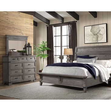 Hawthorne Furniture Forge 3-Piece King Bedroom Set in Pewter, , large