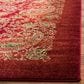 Safavieh Lyndhurst 2"3" x 8" Red and Multicolor Runner, , large