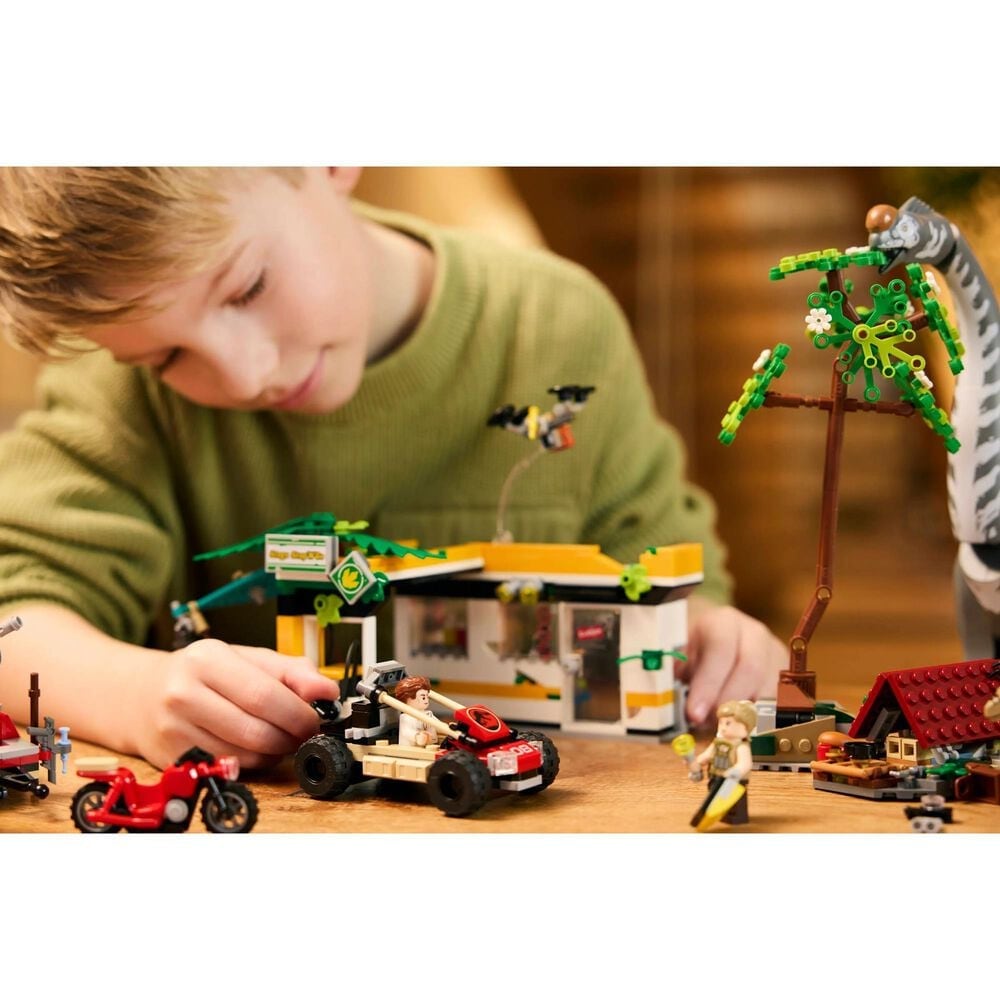 LEGO Jurassic World - Raptor and Titanosaurus Tracking Mission Building Set, , large