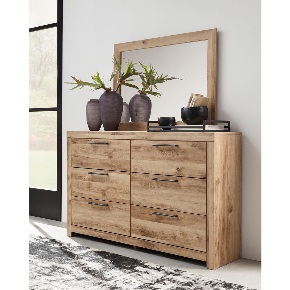 Ashley Hyanna 6-Drawer Dresser in Golden Rustic, , large