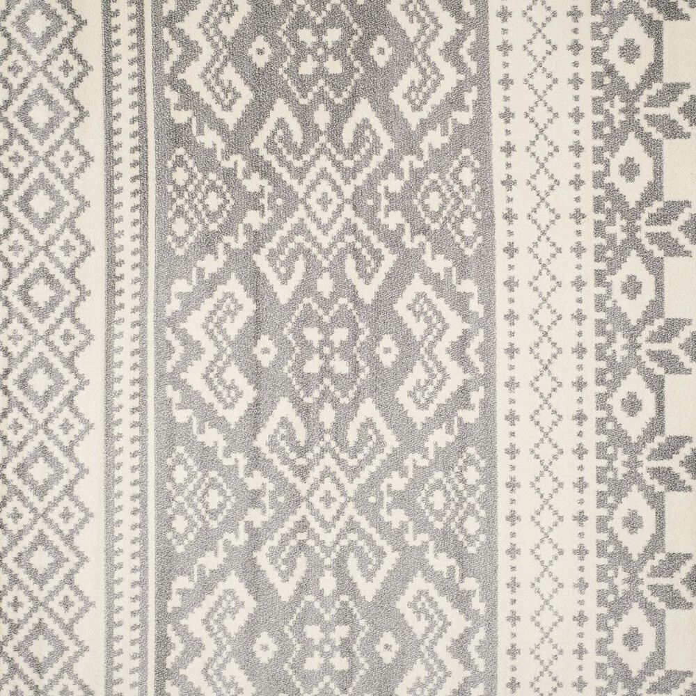 Safavieh Adirondack ADR107B-6R 6&#39; x 6&#39;  Ivory/Silver Round Rug, , large
