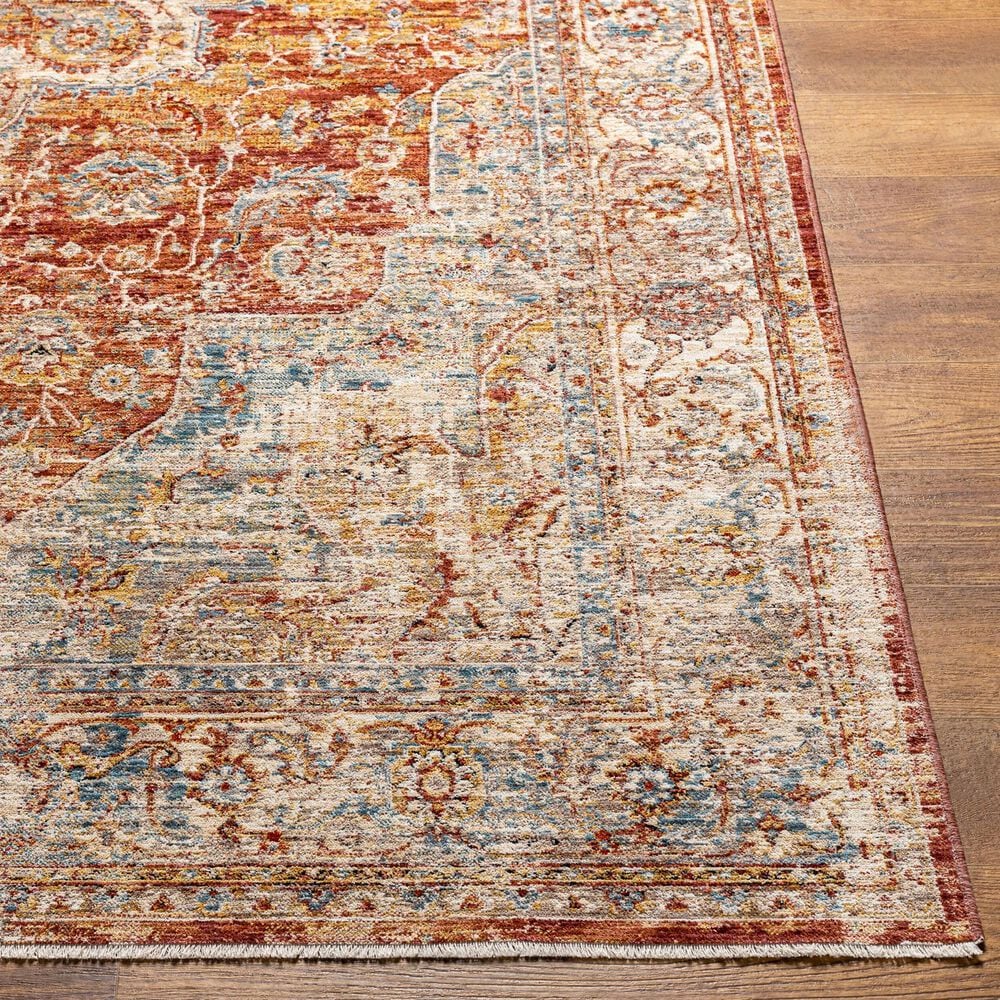 Surya Aspendos 10&#39; x 13&#39;11&quot; Rust, Denim, Ice Blue, Cream, Mustard, Black and Light Gray Area Rug, , large