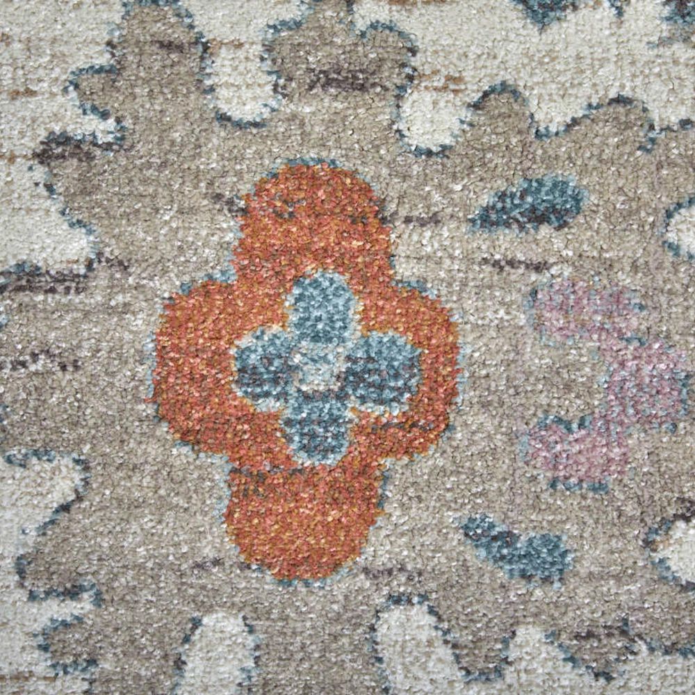 Feizy Dartmouth 39QMF 7&#39;9&quot; x 10&#39; Blue and Multicolor Area Rug, , large