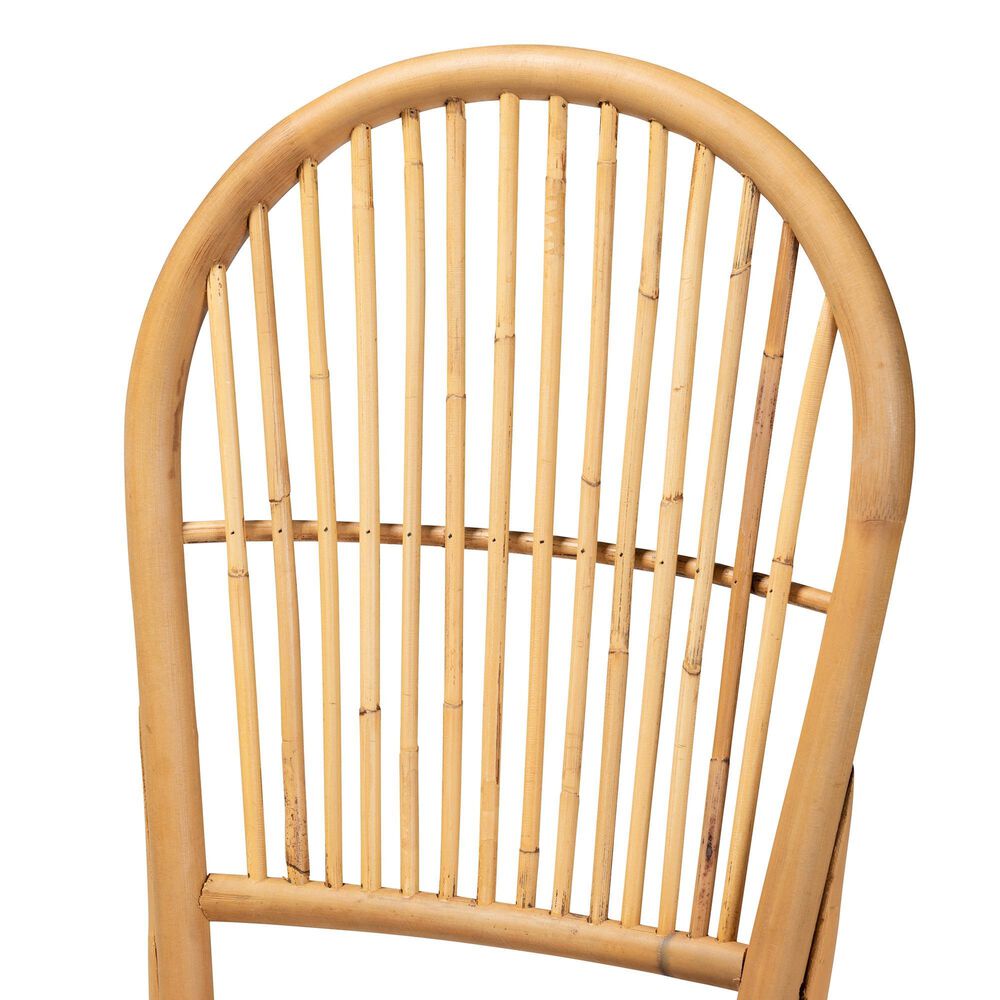 Baxton Studio Wina Side Chair in Natural Brown (Set of 2), , large