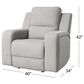Abbyson Margaret Manual Recliner in Gray, , large