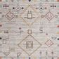 Safavieh Adirondack ADR208F 5"1" x 7"6" Light Grey and Red Area Rug, , large
