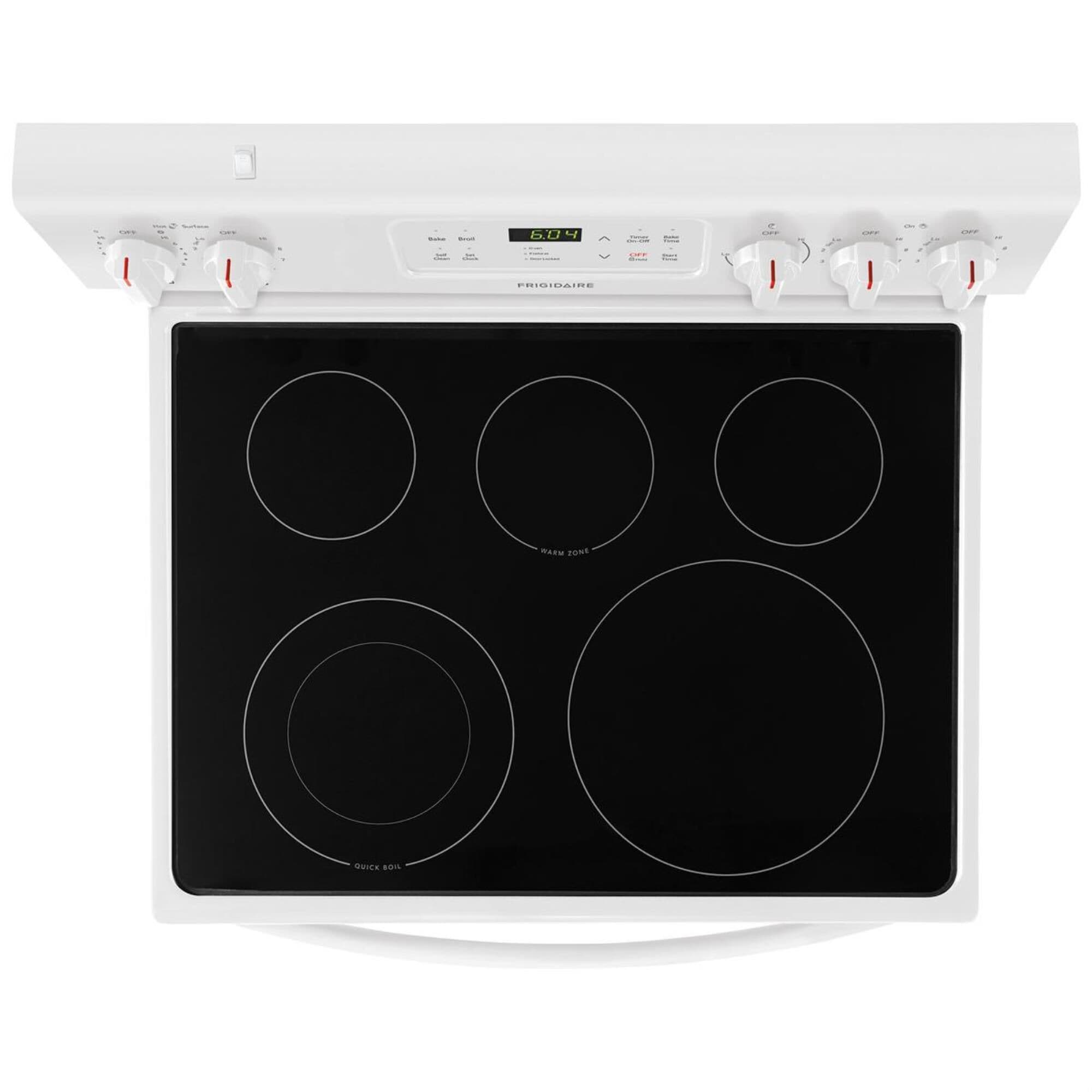 Frigidaire 30 Electric Range in White Nebraska Furniture Mart