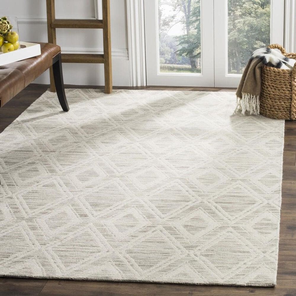 Safavieh Marbella Geometric 8&#39; x 10&#39; Light Brown and Ivory Area Rug, , large