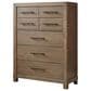 Urban Home 7 Drawer Contemporary Chest in Brown, , large