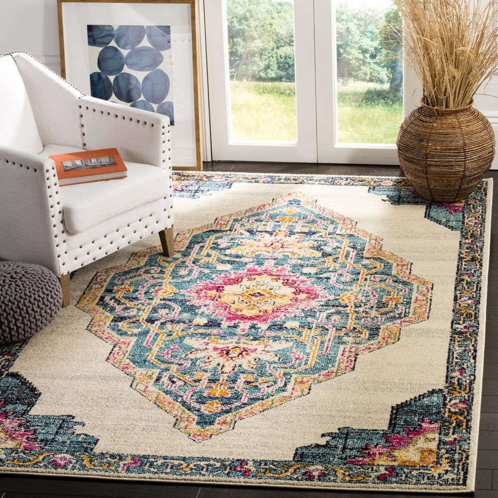 Safavieh Monaco MNC254F 4&#39; x 5&#39;7&quot; Multicolor Area Rug, , large
