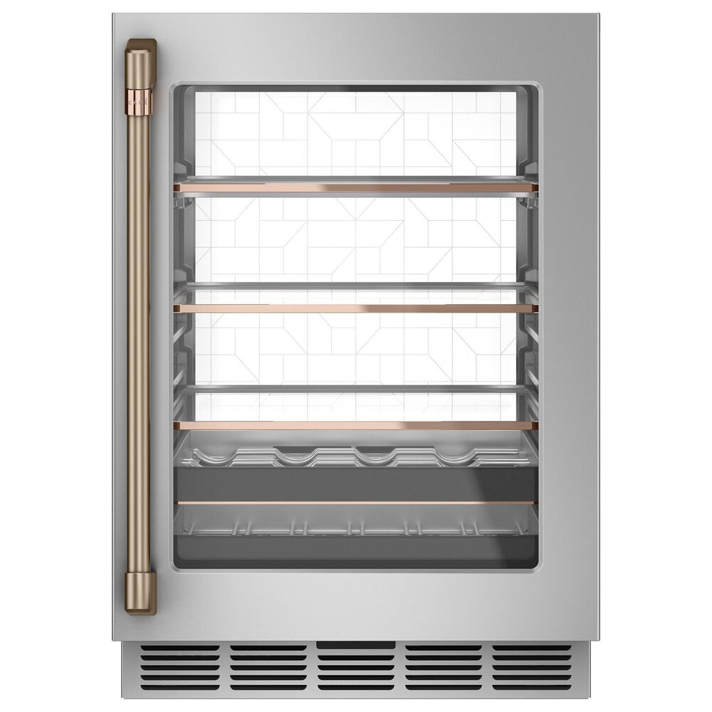 Cafe Undercounter Refrigeration Handle Kit in Brushed Bronze, , large