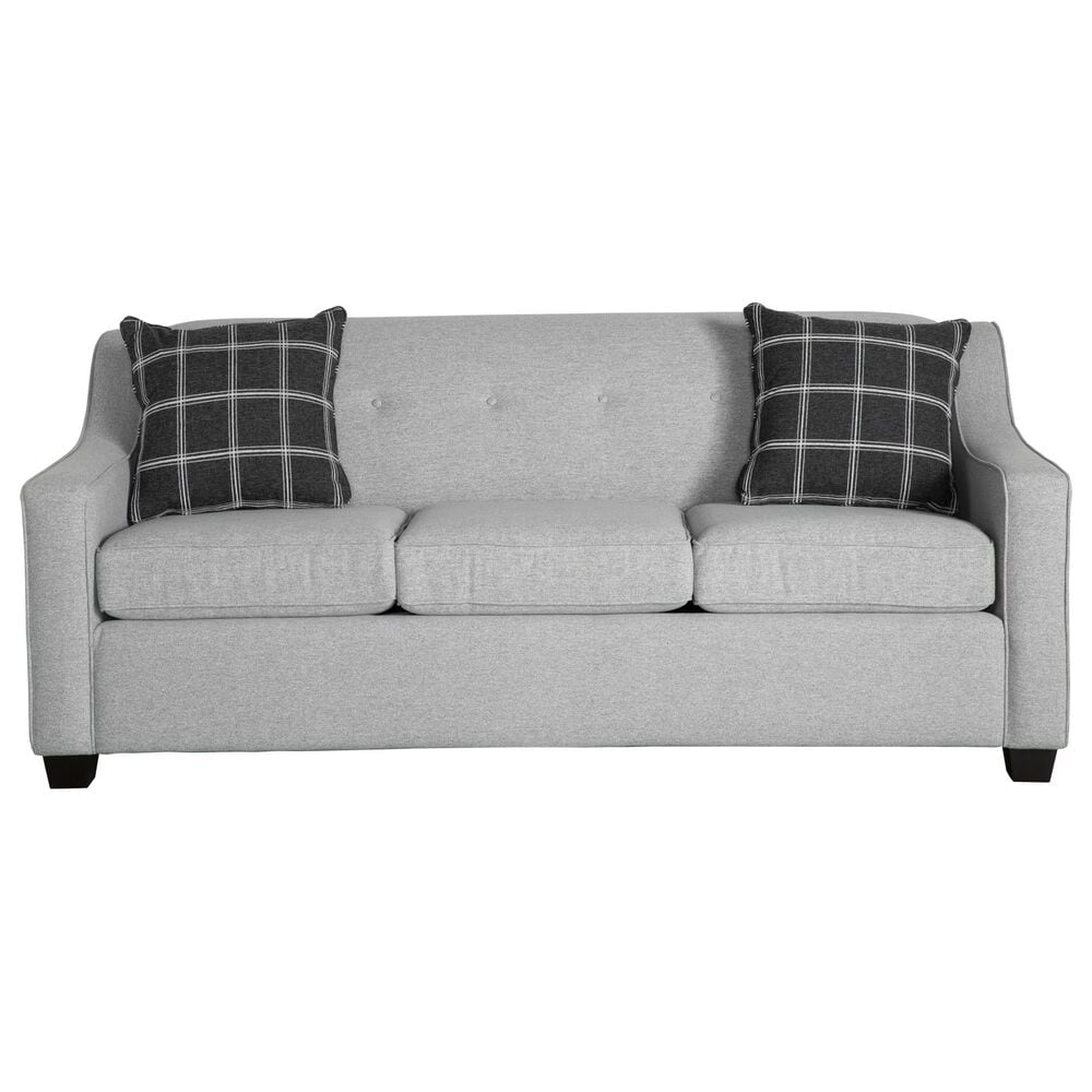 Decor-Rest Furniture Queen Sofa Sleeper in Grey, , large